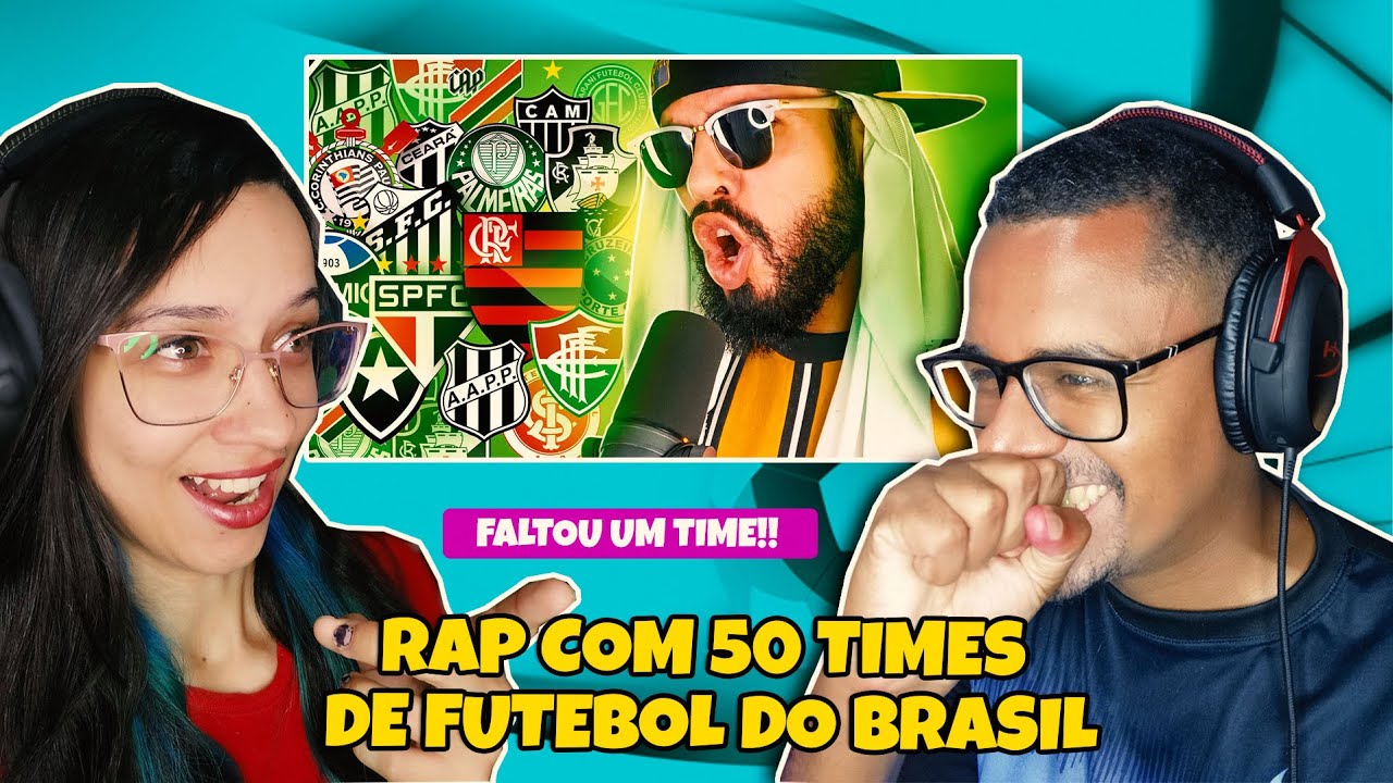 RAP COM 50 TIMES DE FUTEBOL DO BRASIL part. Fred @Desimpedidos