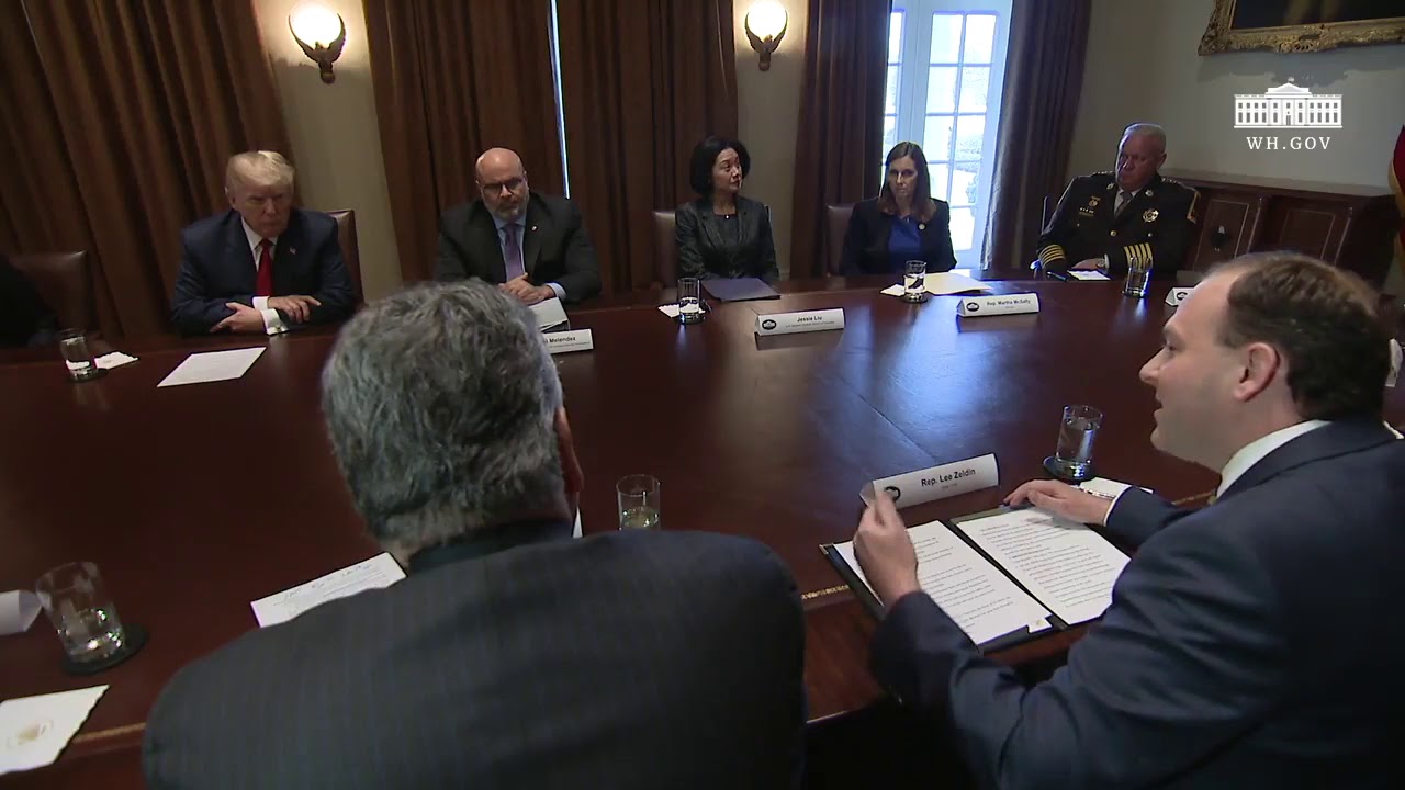Rep. Zeldin Meets with President Trump at White House on the Efforts to Combat MS-13