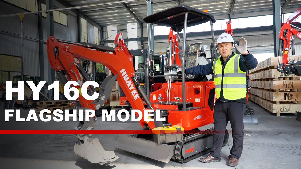 HY16C: The Flagship Mini Excavator, Redefined.