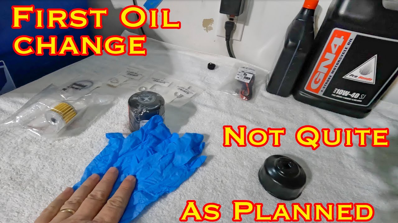 First Oil Change - 2023 Honda Goldwing