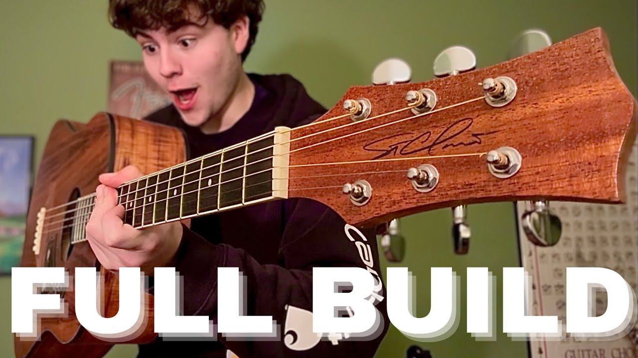 Grizzly Acoustic Guitar Kit - FULL BUILD