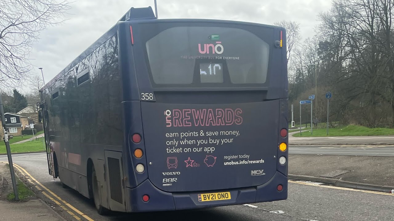 DIVERSION!! Uno Volvo B8RLE MCV Evora 358 BV21 ONO on Route 610