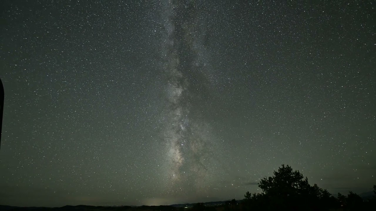 Milkyway time lapse over Hartsel, Colorado