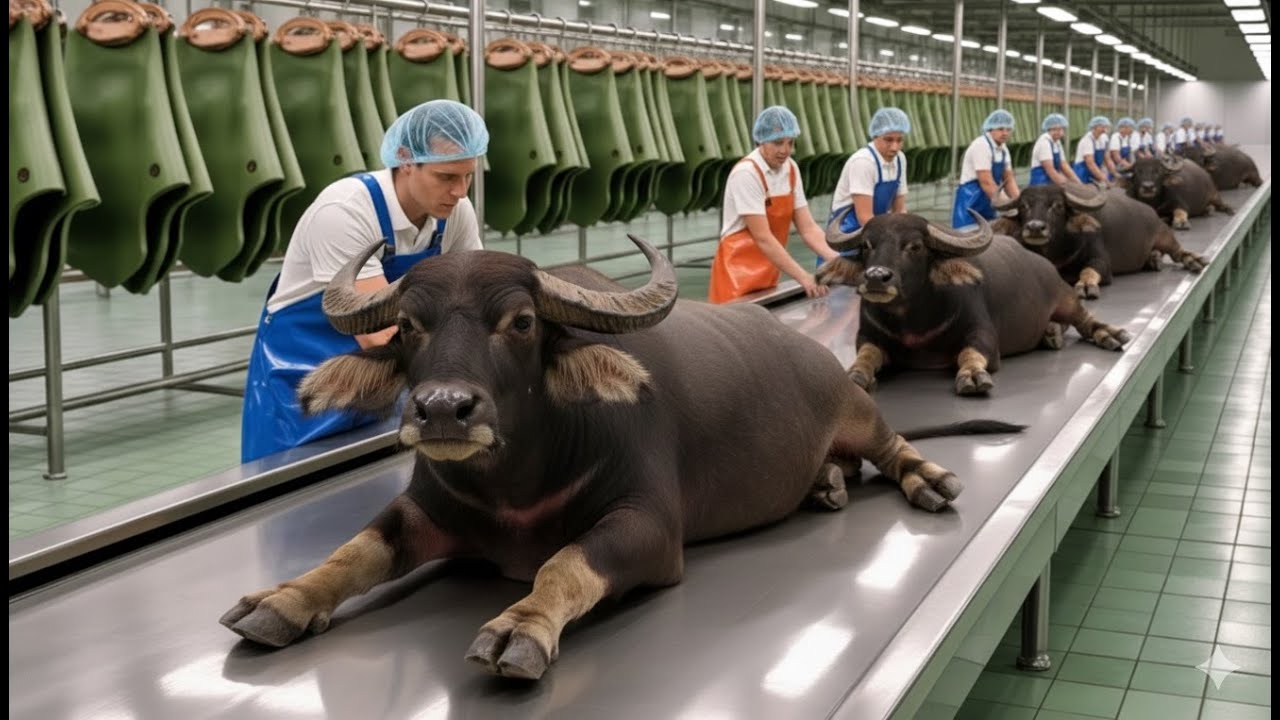 Buffalo Dried Meat Production Process | Northwest Vietnam Traditional Food Science.