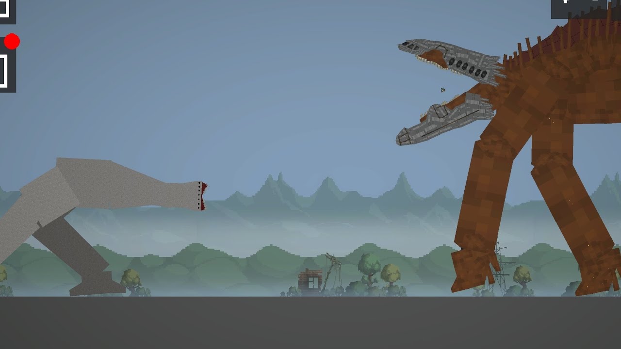 The sky eater vs infected sky in melon Playground 