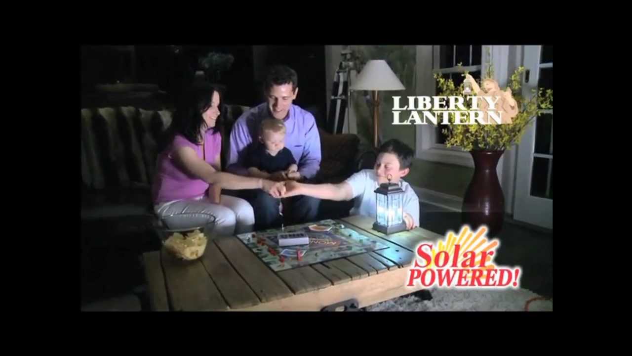 Liberty Lantern As Seen on TV Commercial Video LED Solar Powered Light