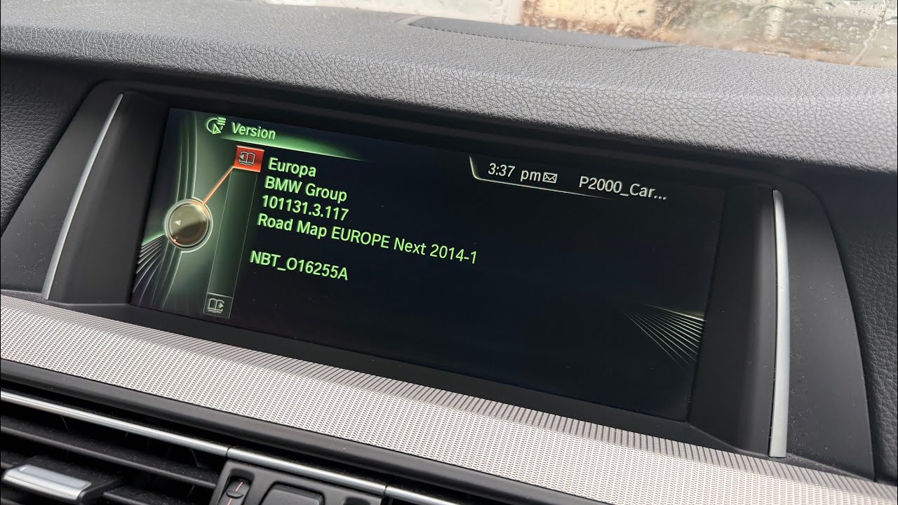 How to find out your Navigation Version on BMW NBT Pro Nav iDrive ID4 or Evo ID5 ID6