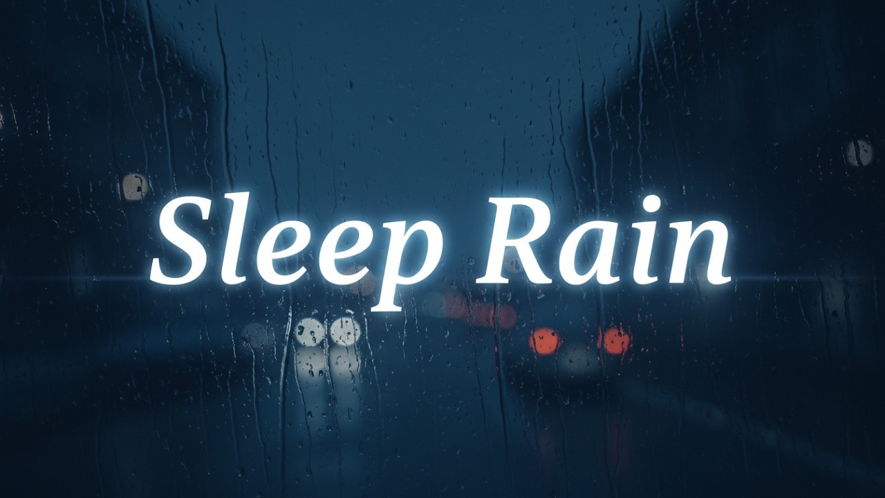 🌧️ Black Screen Rain – Sleep Instantly