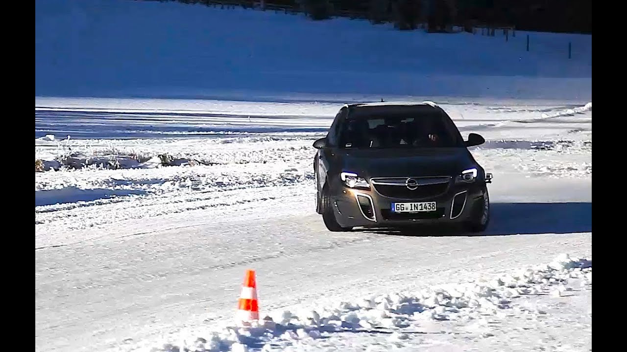 Opel Insignia Sports Tourer OPC ice test - Opel OPC models on snow - Autogefühl Autoblog