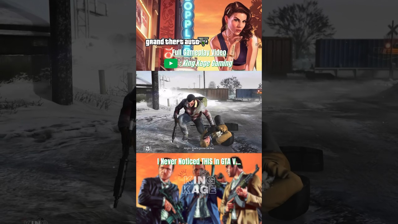 I NEVER Noticed This Detail In GTA V&hellip; #grandtheftauto #gtagame #nocommentarygaming