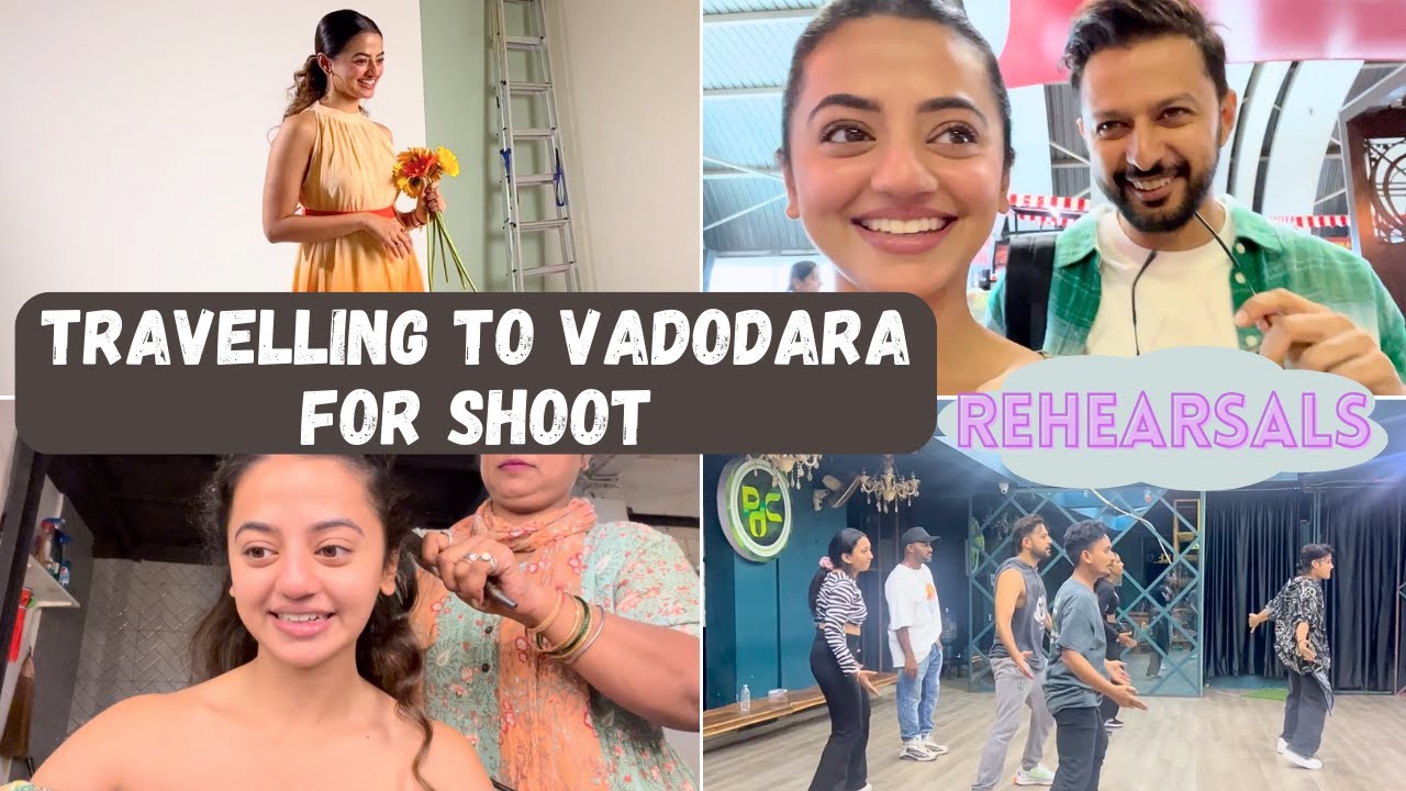 Vlogging after a Month | Travelling to Vadodara for Shoot | Rehearsals