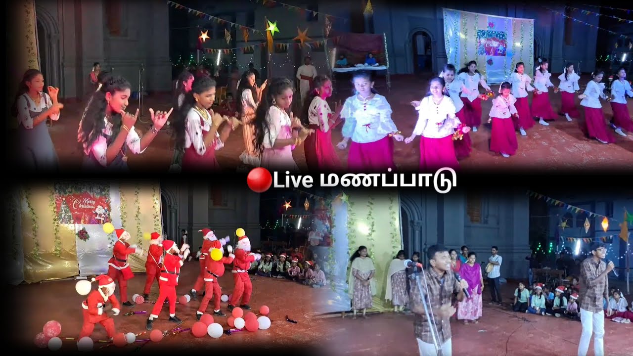 Live 🔴 manapad Christmas program 🎅யாகப்பர்  ஆலயம் #nsyt #manavi #dance #chruch #christmassong #NS