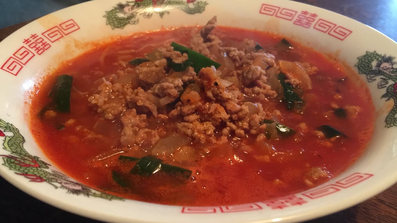 【ニンニクトマトラーメン】作り方★チリトマトに近い味かも？