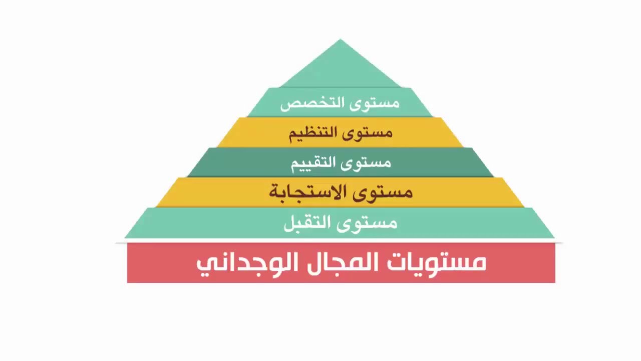 029 مستويات المجال الوجداني