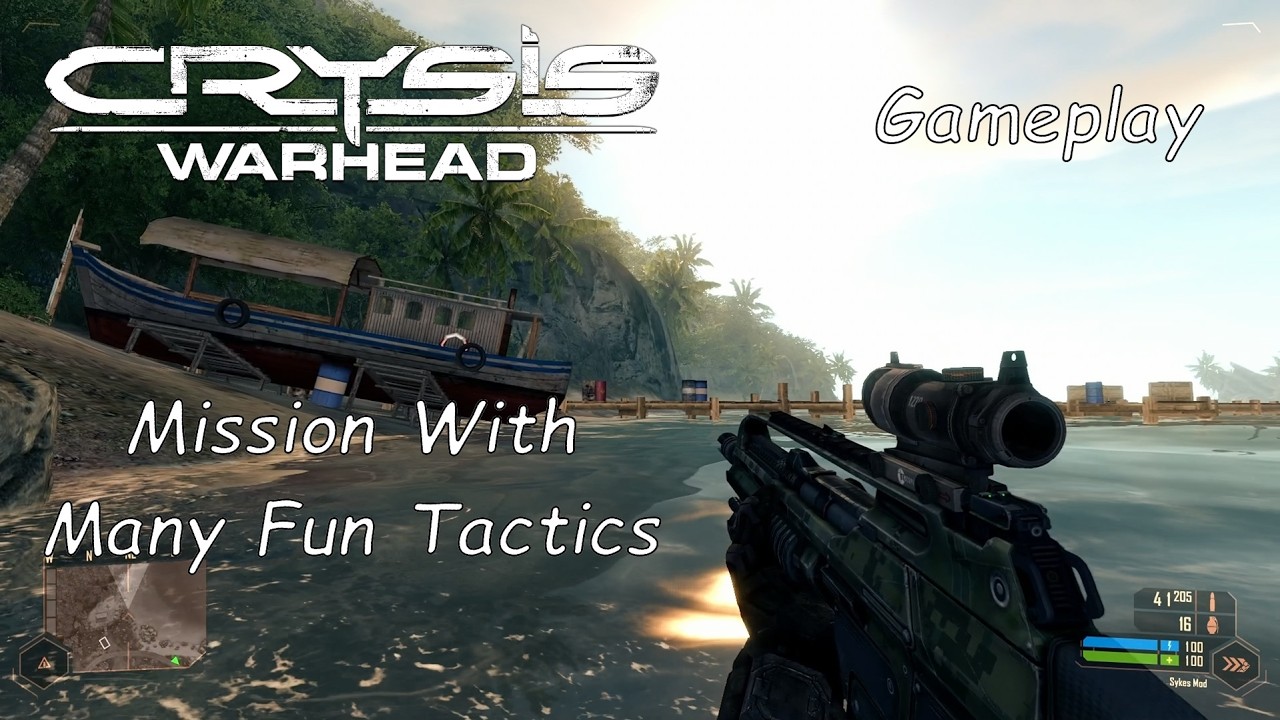 Crysis Warhead - Gameplay | Mission With Many Fun Tactics | Action Packed Game