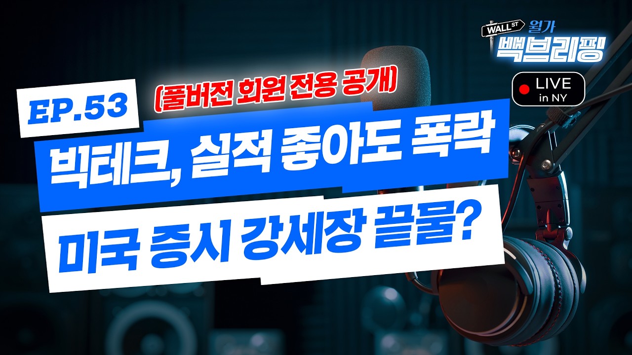 암호화폐 죽음의 소용돌이? 마이클 버리가 맞았나 | Capex 늪에 빠졌나? 기술 혁명의 신기원인가 | 월가백브리핑