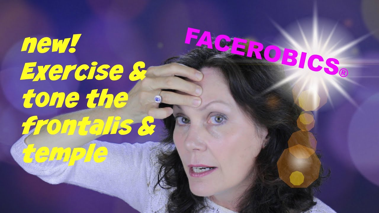 Lift the Temple Muscles to Reduce Skin Thinning in Easy Steps | FACEROBICS