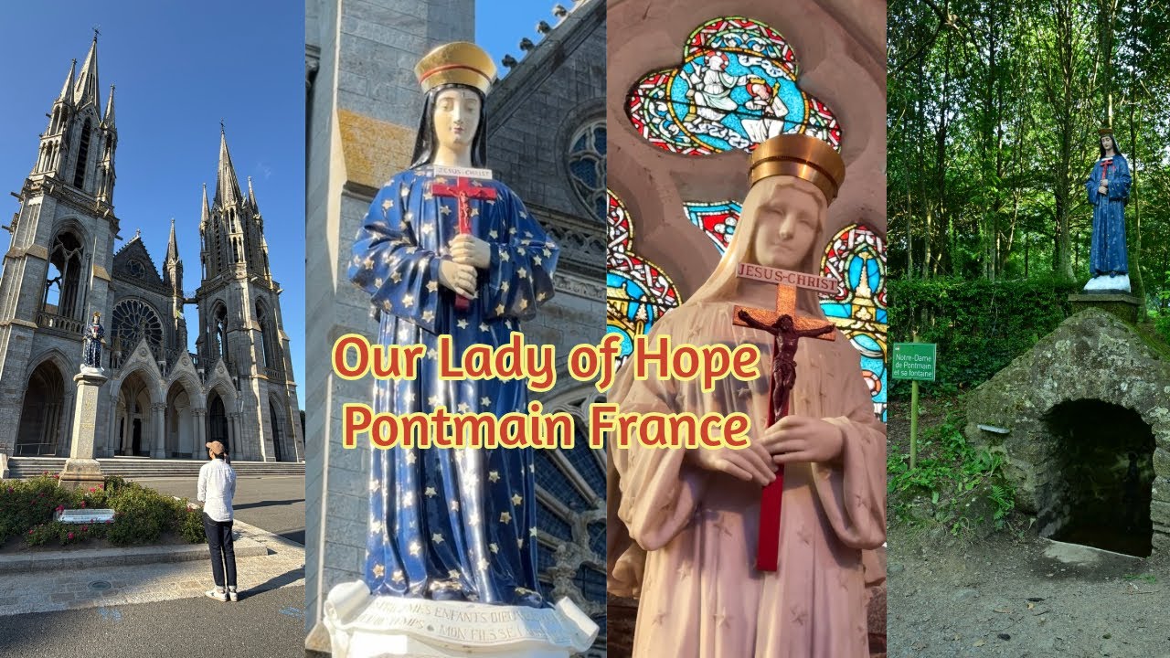 Our Lady of Pontmain France Marian Apparition | Vatican Approved #catholic #france #travel #europe 