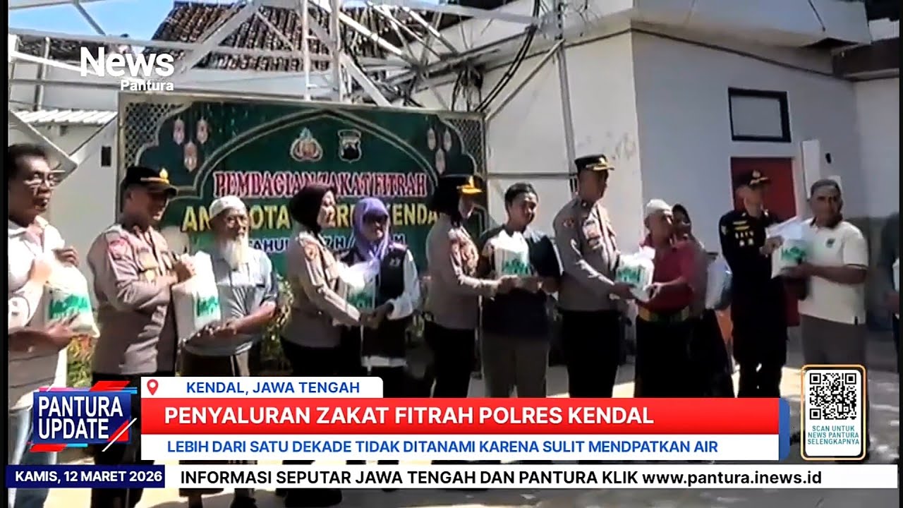 2,5 ton beras zakat fitrah Polres Kendal mulai disalurkan