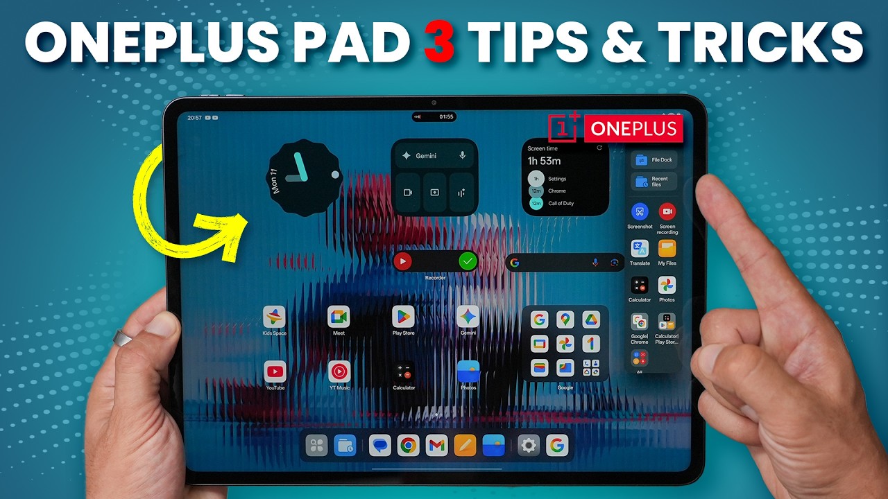 OnePlus Pad 3 &ndash; Pierwsze 10 rzeczy do zrobienia! (Wskaz&oacute;wki, triki i ukryte funkcje)