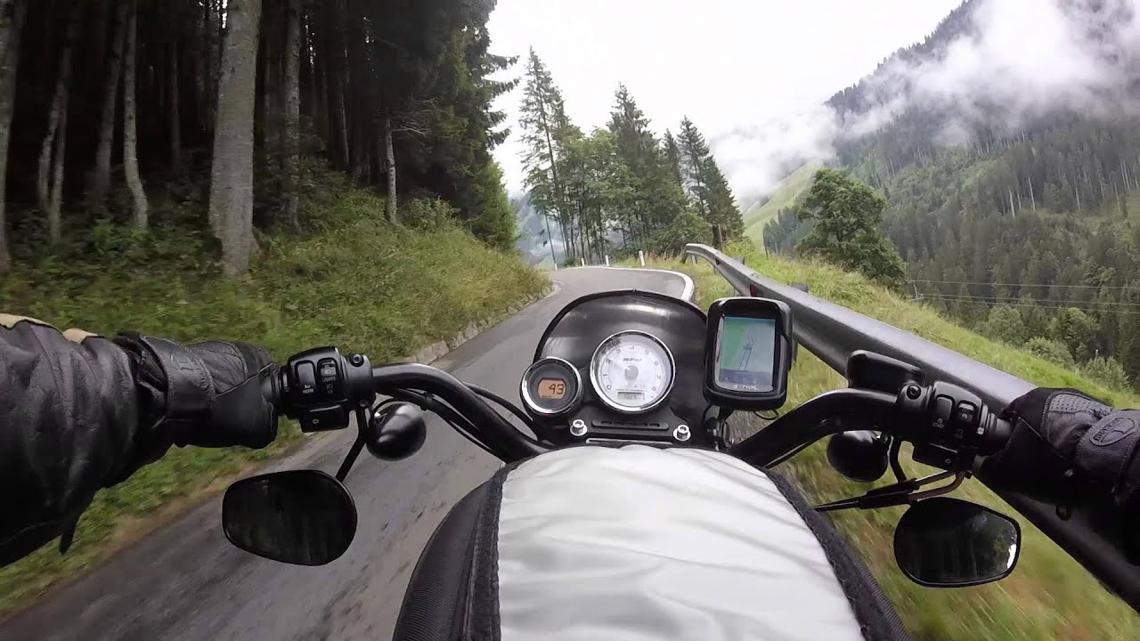 Furkajoch mit Harley XR 1200 Test GoPro Hero Actionkamera