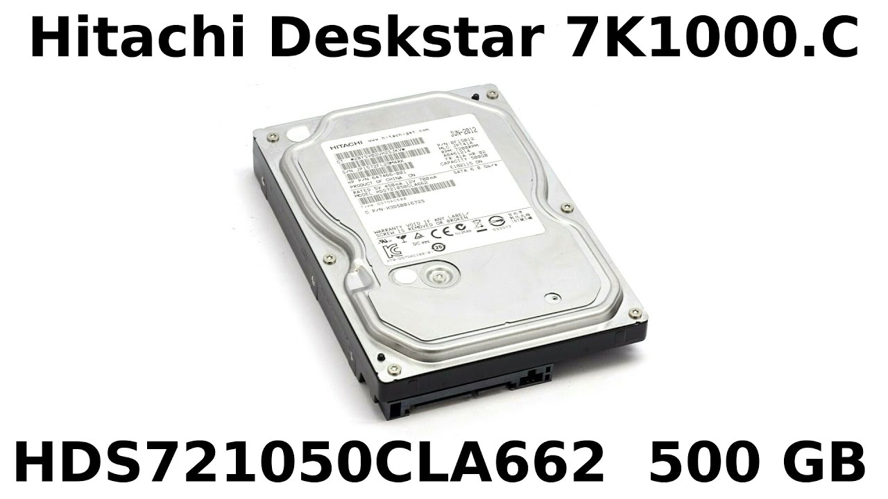 Жёсткий диск Hitachi Deskstar 7K1000.C HDS721050CLA662 500GB