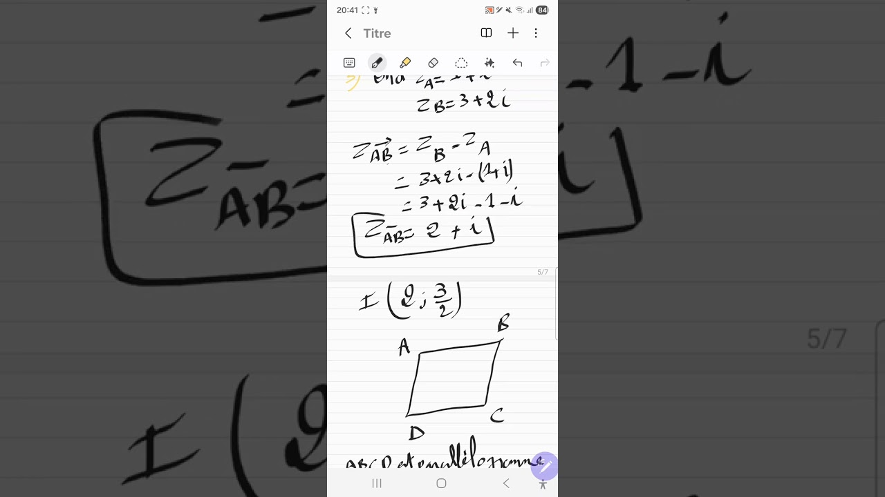 Nomre complexe (écriture algebrique)#2bacpc #maths 
