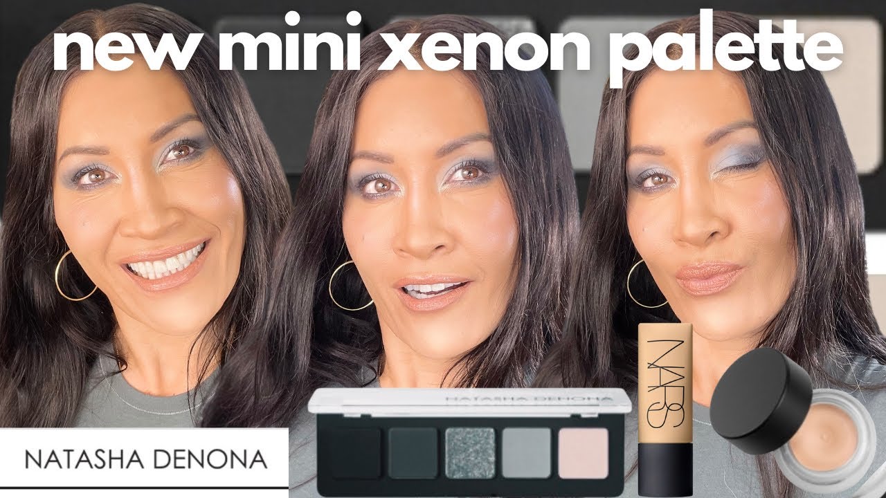 НОВАЯ ПАЛИТРА ДЛЯ ТЕНЕЙ ДЛЯ ГЛАЗ NATASHA DENONA MINI XENON | ЧЕРНО-СЕРЫЙ ДЫМНЫЙ ОБРАЗ ТЕНЕЙ ДЛЯ ВЕК