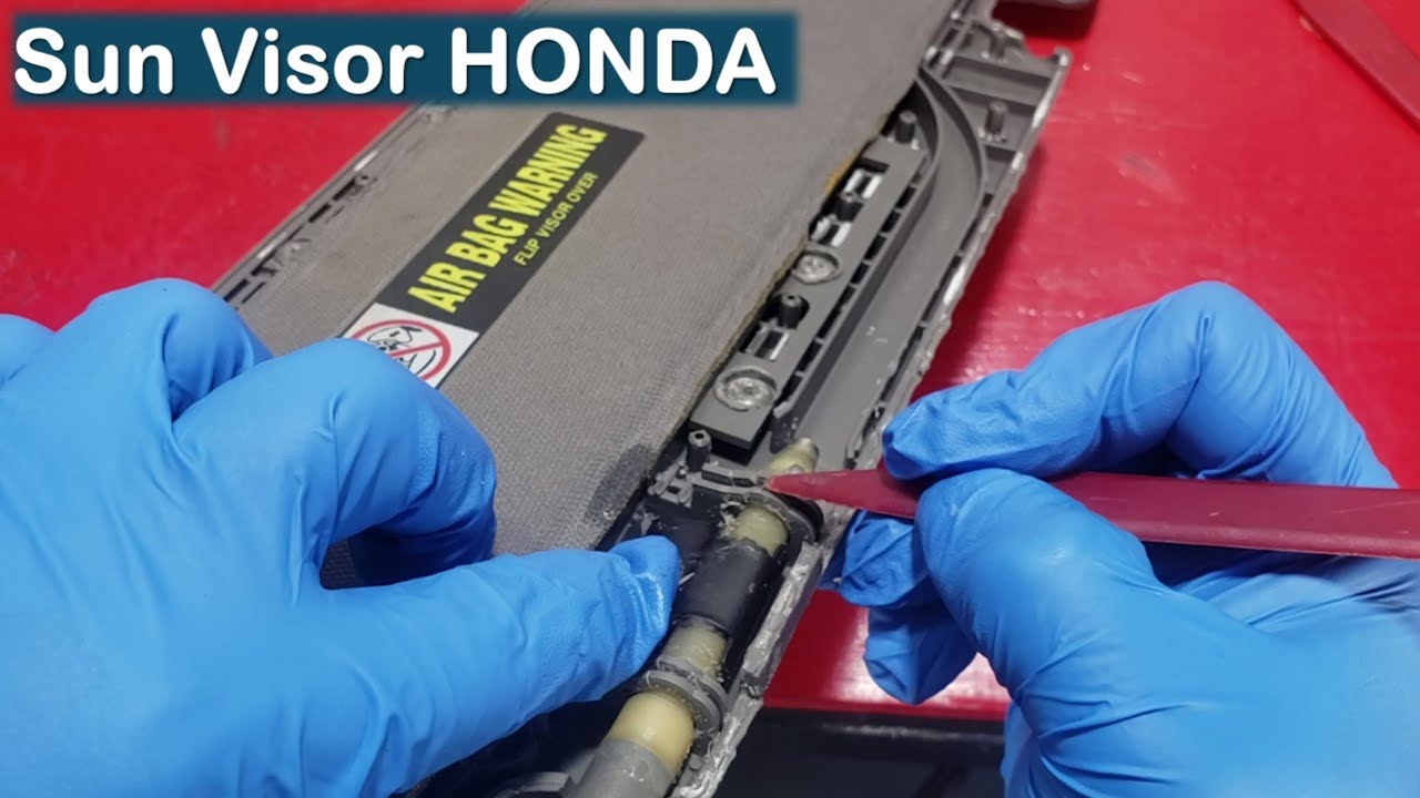 Reemplazar Visera o Tapasol dañada. 2008 HONDA Civic, 8va Gen. ,2006-2011. Sun Visor Replacement.