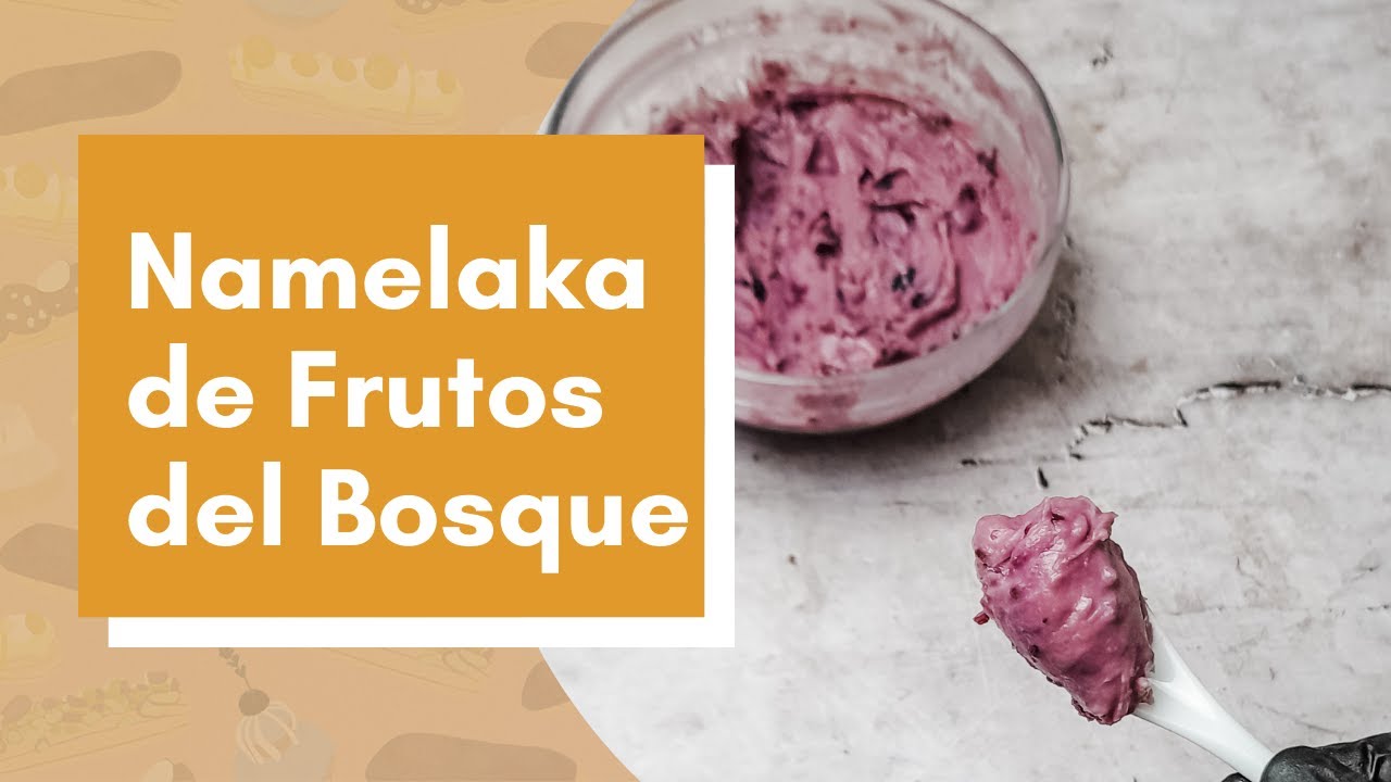 Crema Namelaka de Frutos del Bosque | Isabel Bakes