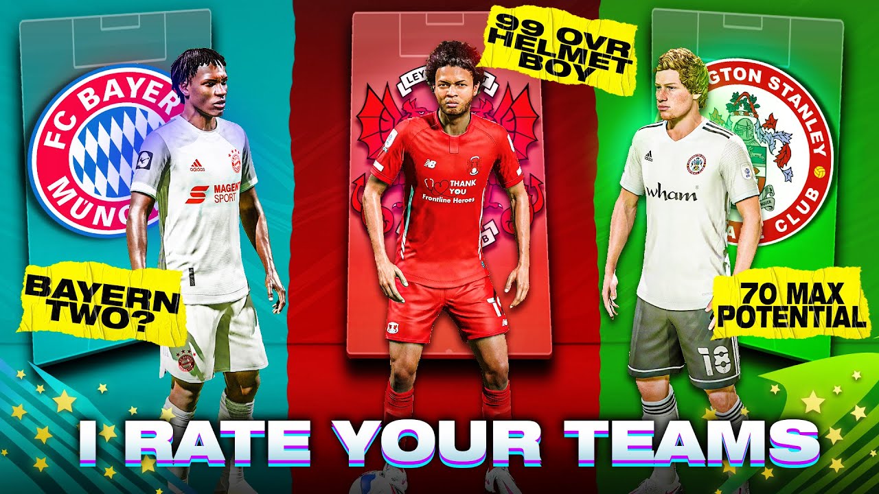 FIFA 21 CAREER MODE I RATE YOUR TEAMS - 99 RATED HELMETBOY! CRAZY WONDERKIDS!