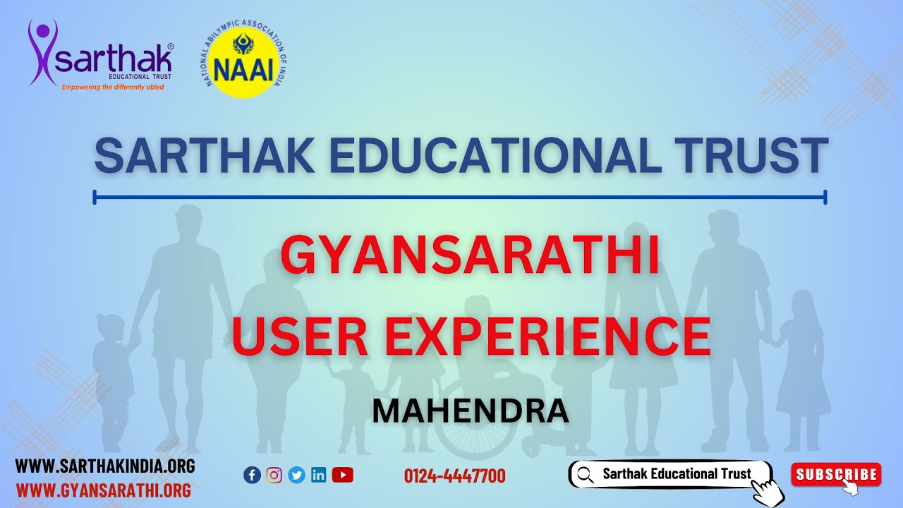 Gyansarathi User Experience, Mahendra | Sarthak Educational Trust | E-Learning Platform