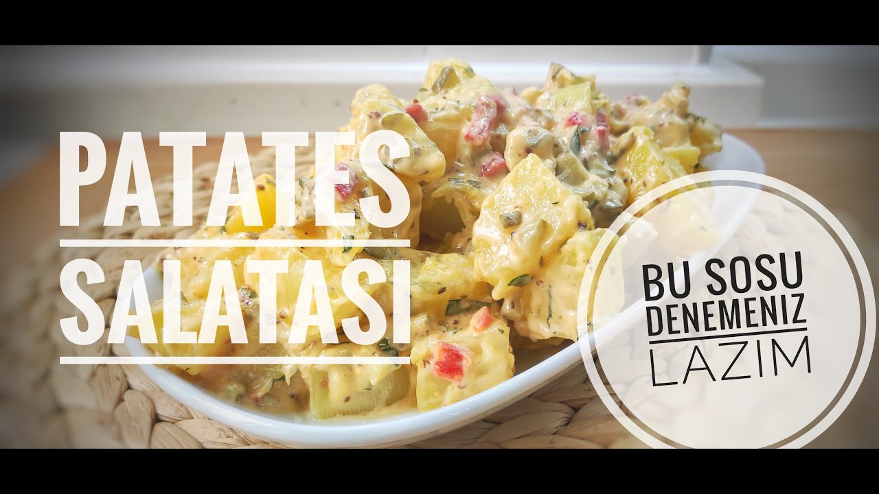 MERAK EDİLEN ÖZEL SOSLU PATATES SALATASI | TR/ENG