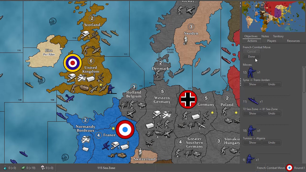 AXIS AND ALLIES: FRANCE GOES FIRST Global 1940
