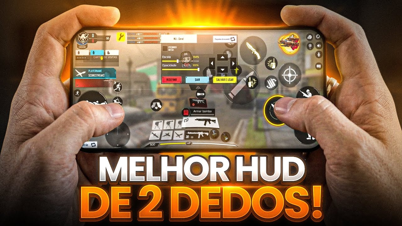 A HUD DE 2 DEDOS MAIS F&Aacute;CIL DE JOGAR NO COD MOBILE! 