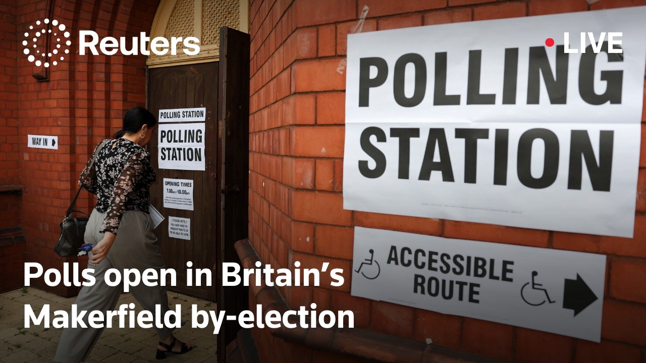 LIVE: Voters head to the polls in Britain's crucial Makerfield constituency