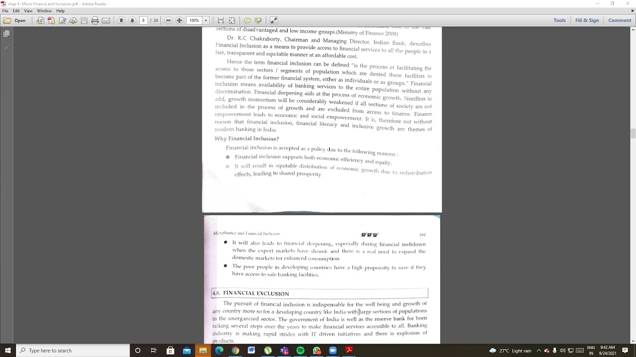 SYBBI  STRUCTURE OF MICRO FINANCE IN INDIA