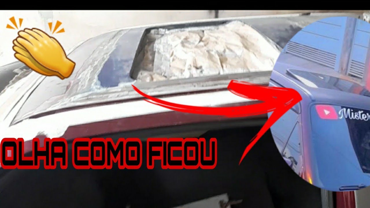 ✅COMO ADAPTAR TETO SOLAR DO OMEGA NO SANTANA,EM CASA 😱PASSO A PASSO.(MISTER CUSTOM'S)🙏