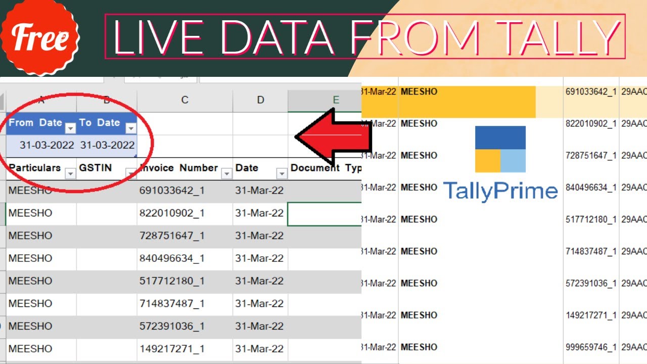 Tally to Excel Live Import direct from Excel | Excel Power Query and Tally Connection @LearnWell