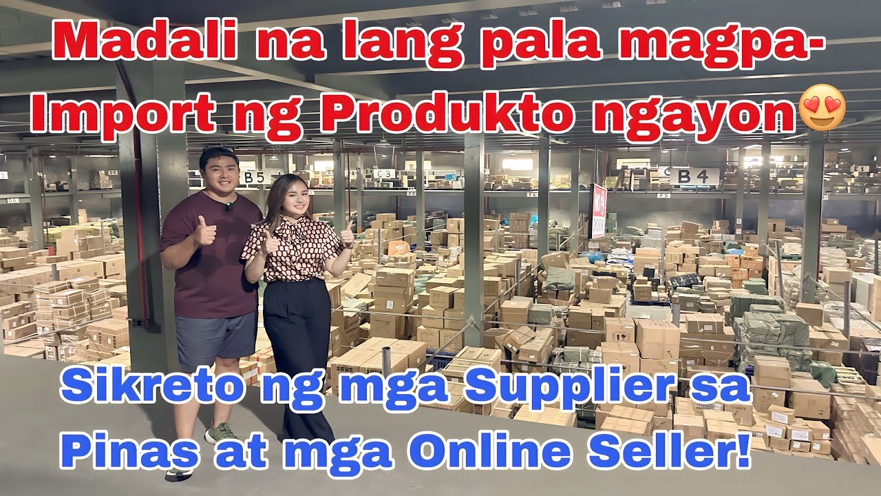 Madali na lang pala magpa -Import ngayon.  ito ang sikreto ng mga supplier sa divisoria at sa pinas.