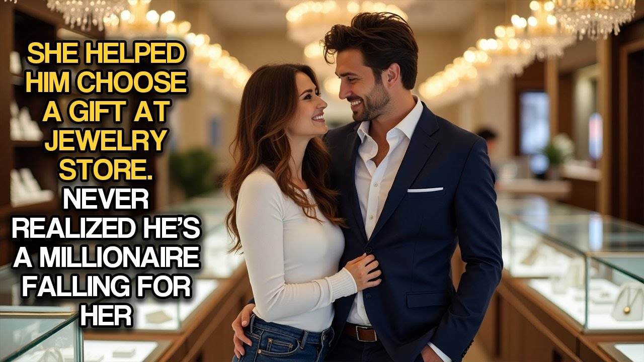 She Helped Him Choose a Gift at Jewelry Store. Never Realized He's Millionaire Falling for Her