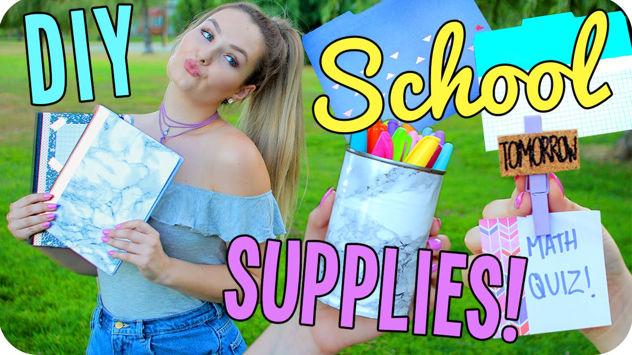 DIY School Supplies! Cheap & Cute!