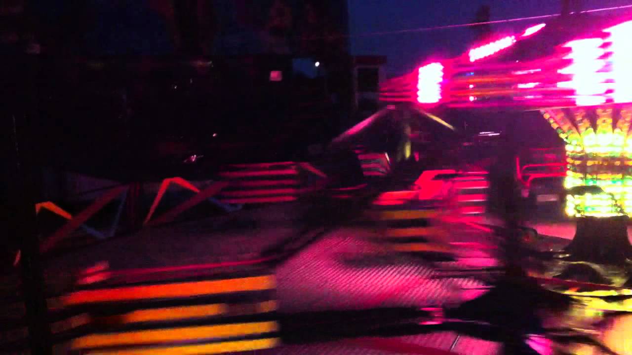 Sizzler Ride (Richards Twist) Being tested at night