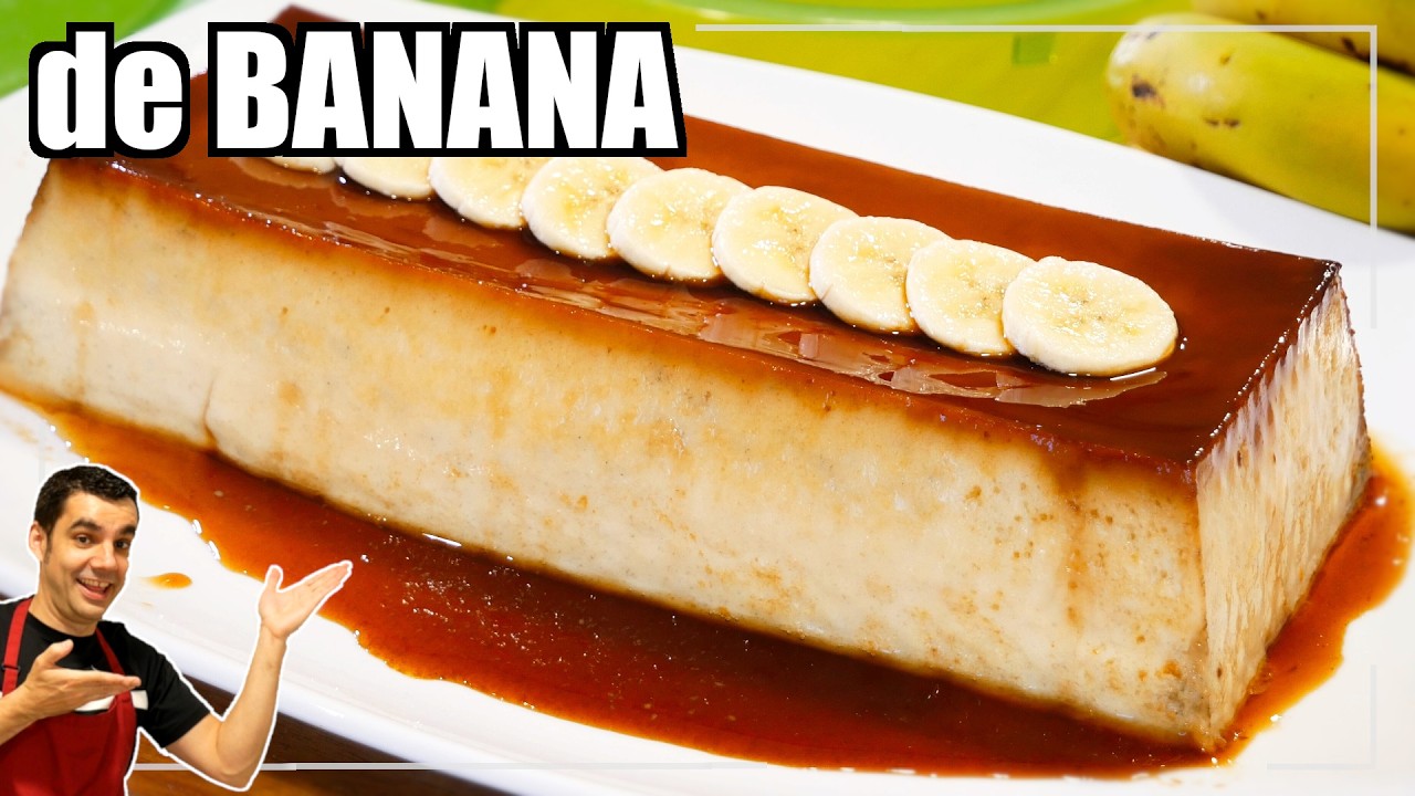 🤩✅ Flan de BANANA: La Receta que Debes Probar HOY - Fácil y Sin Gluten