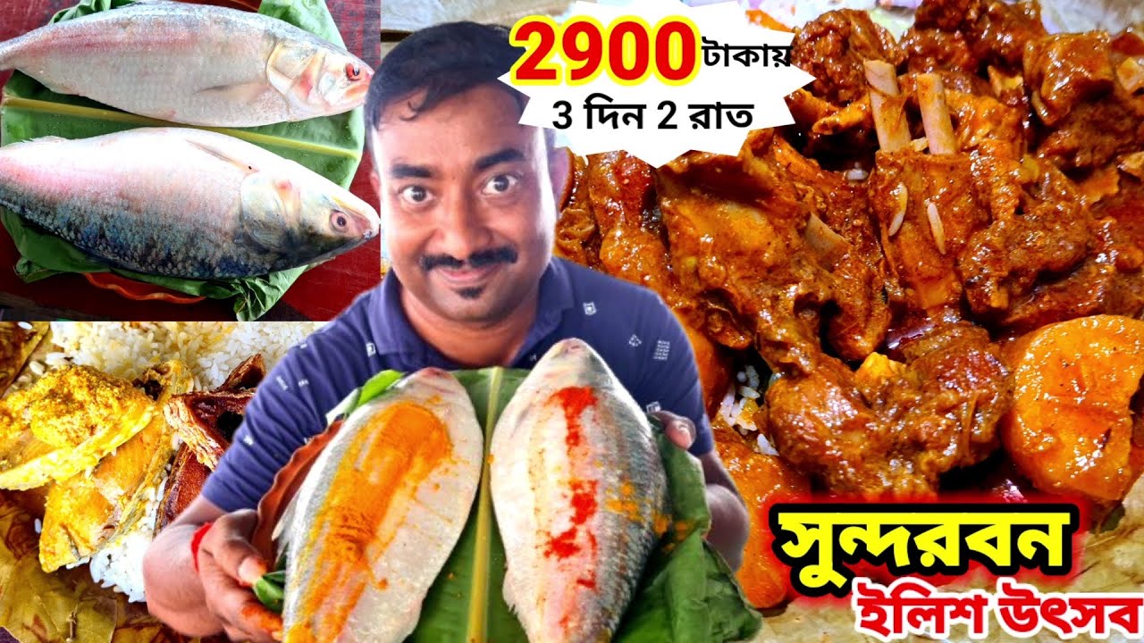 বর্ষাকালে সুন্দরবনে 2900 টাকায় 3দিনের ইলিশ উৎসব সঙ্গে খাসির মাংস,ইলিশ বিরিয়ানি,ইলিশপাতুরি Sundarban