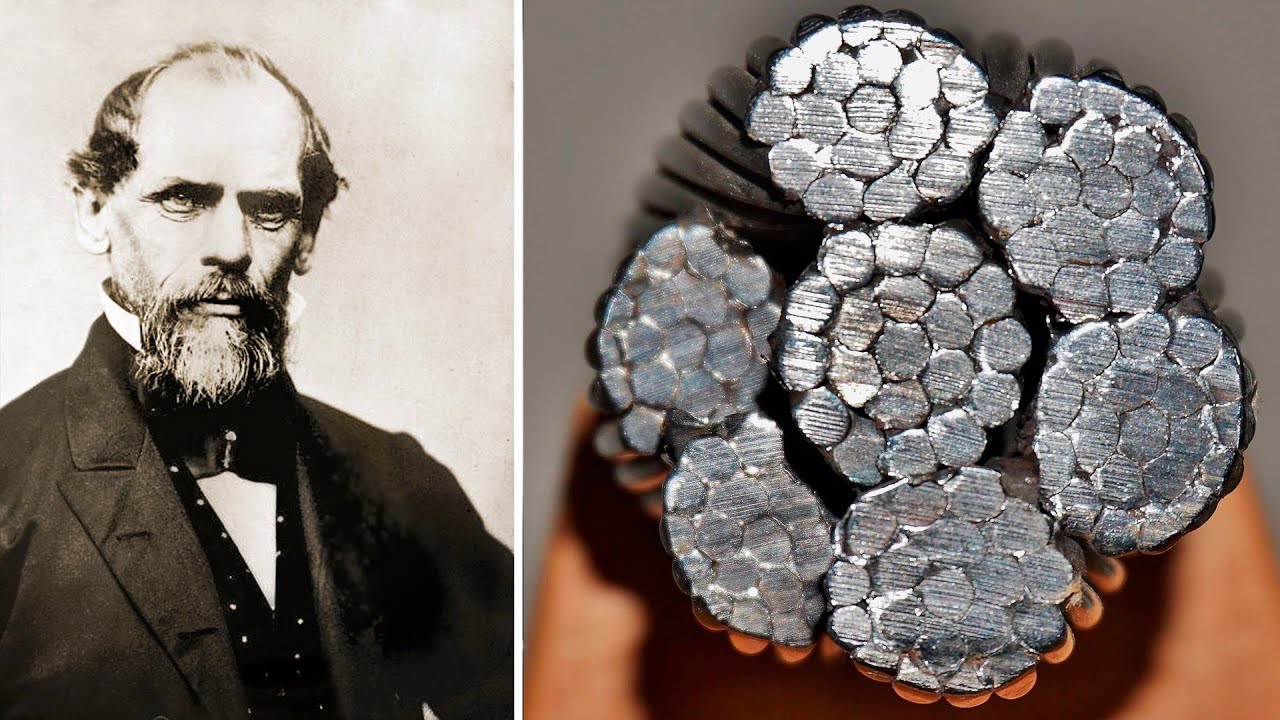 Why 1840s Roebling's Hand-Twisted Wire Rope Held 150+ Years While Modern Machine-Made Cables Snap