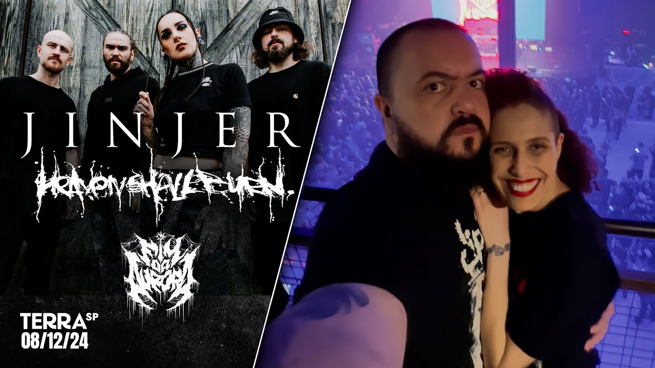 VLOG NO SHOW DO JINJER E HEAVEN SHALL BURN EM SÃO PAULO