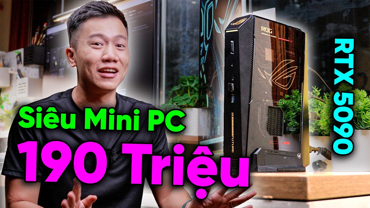 C&ugrave;ng REVIEW em MINI PC 190 TRIỆU d&ugrave;ng cả RTX 5090 - Asus ROG NUC 16 Edition 20