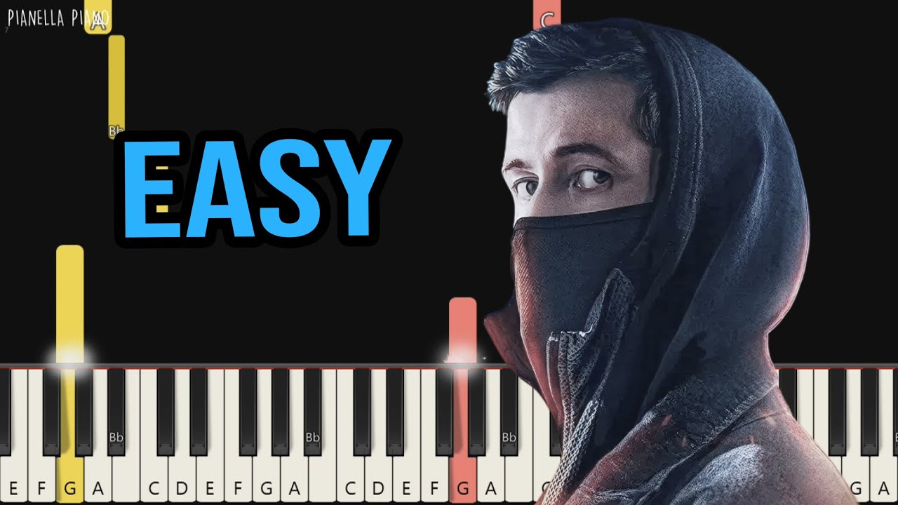 Alan Walker - Springseeker | EASY Piano Tutorial by Pianella Piano