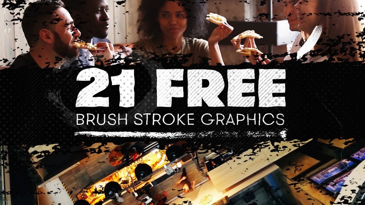21 FREE Brush Stroke Graphics - Painted Lines, Shapes, and More | Free Assets